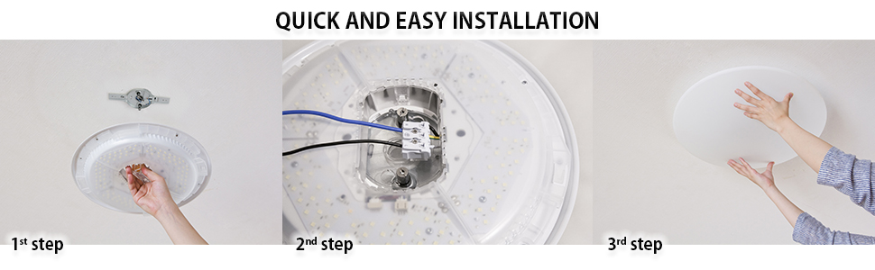 Iris Ohyama LED Ceiling Light, Remote control, Brightness and color adjustment, 30 W