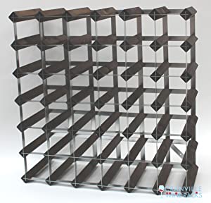 42 dark oak stain wine rack