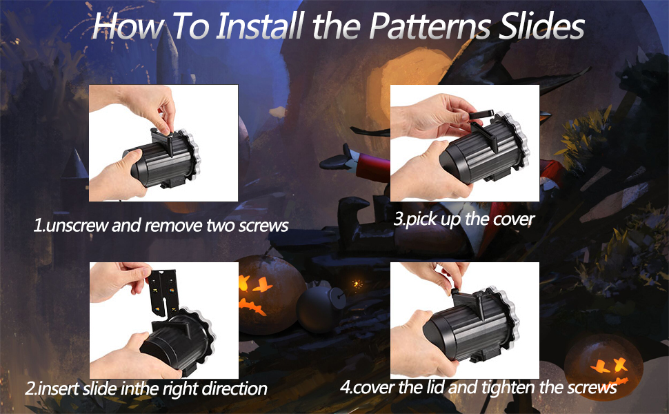 party light Halloween Christmas Projector Light Outdoor