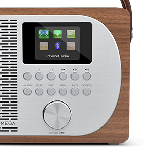 Wireless Bluetooth Speake Headphone- Out AUX-In Alarms Clock