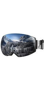 outdoormaster ski goggles pro snowboard goggles with magnetic interchangeable lens system