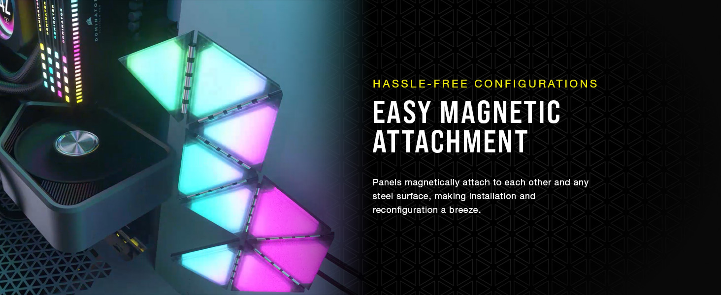 MAGNETIC, MAGNETIC RGB Panels, rgb case lighting