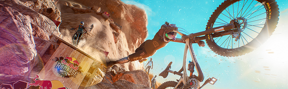 a screenshot of a bike jumping