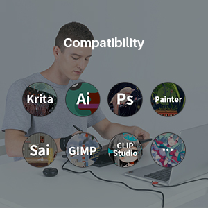 2020 HUION Kamvas 13 Graphics Drawing Tablet 