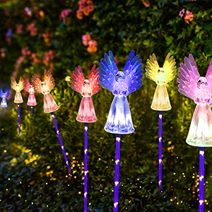 solar lights outdoor garden stake
