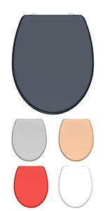 Duroplast Toilet Seat Plain Black