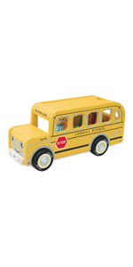 americanschoolbus, wooden toy, indigo jamm