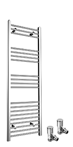 towel radiator bathroom radiators 500mm wide heated towel rail chrome flat panel wall mounted ladder