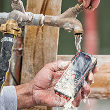 DISTO X3 dust and waterproof according to IP65.