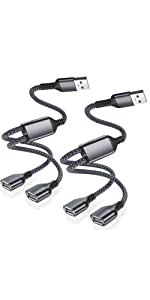 USB Splitter Y Cable