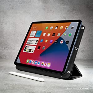 TC-MIC-IPADAIR - iPad Air 4th Gen 2020 - Black & Dark Brown - UK