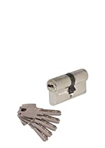 Tesa Assa Abloy, T6S5333L, Security Cylinder, T6S, Long Cam, Key â€“ Key, Brass, 33 x 33