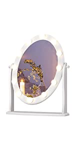 Hollywood Lighted Makeup Mirror