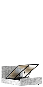 Valentina King Size Ottoman Bed