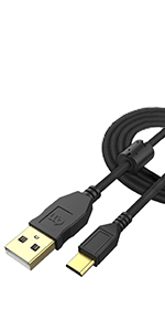 [Update Version]Nylon PS4 charger cable for Playstation 4 controller