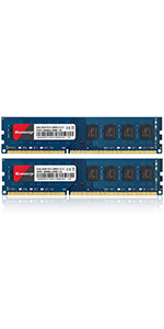 16GB Kit (2X8GB) DDR3 1600MHz Udimm Ram