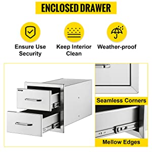 drawer outdoor kitchen