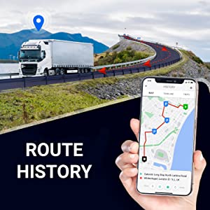 gpslive tracking software showing route history of a lorry