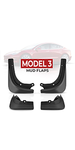 tesla model 3 mud flaps