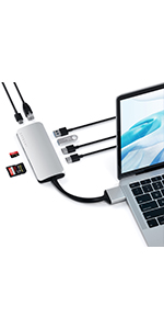 Type-C Dual Multimedia Adapter