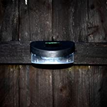 As soon as it goes dark the lights switch themselves on 