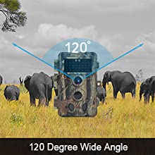 Trail Camera 20MP Wildlife Camera Hunting Scouting Game Camera with night vision motion activated