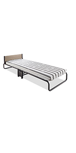 Jay-Be Revolution Folding Bed with Rebound e-Fibre Mattress, Compact, Single