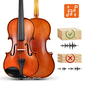 solid wood violin