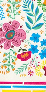 Floral Paper Napkins