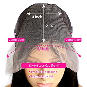 13x6x4 lace front wig