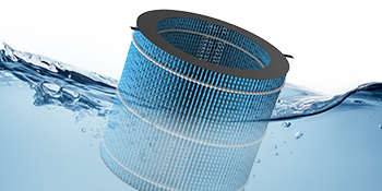 The filter of the humidifier can be washed two times.