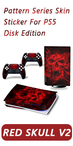 Pattern Series Skin Sticker For PS5 Disk Edition