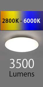 LED ceiling light with brightness control and remote control Ceiling Light Dim & Ton by Iris Ohyama