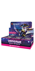 set booster, neon dynasty, kamigawa, ninjas, cyberpunk, cards, trpg, games