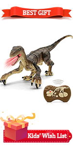 RC Velociraptor Dinosaur Toys