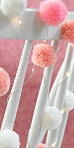 Pink Pom Lights
