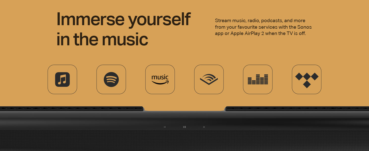 Sonos, Arc, Dolby, Atmos, Home Cinema, music, streaming, wifi, Surround, TV, soundbar