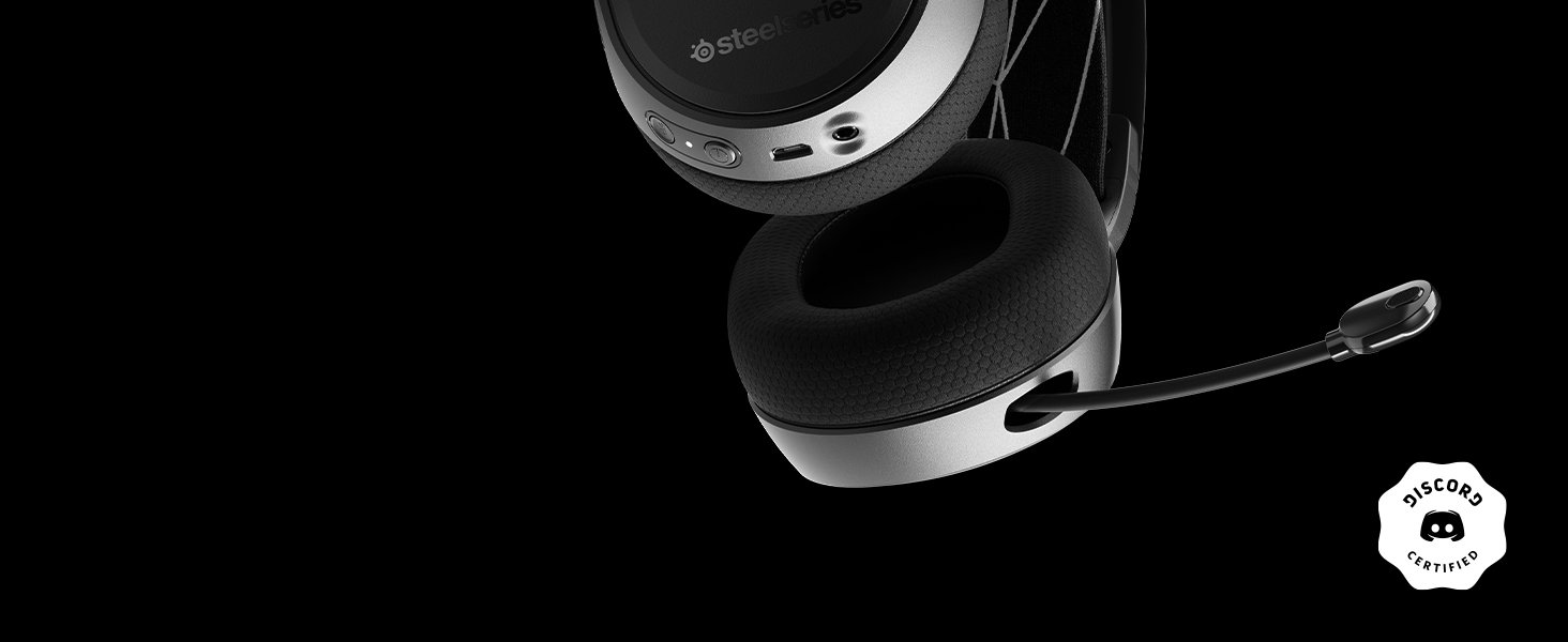 SteelSeries Arctis 9 Dual Wireless Gaming Headset, 2.4 GHz Wireless, Bluetooth, For PC, PlayStation