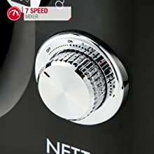 7 speed mixture dial mixer