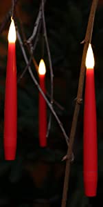 noma flighting candles christmas solar indoor outdoor battery light