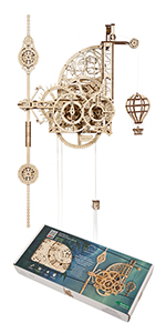 UGEARS 3D Puzzle Erwachsene Automaton Cyclist DIY 3D Modellbausatz