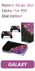 Pattern Series Skin Sticker For PS5 Disk Edition