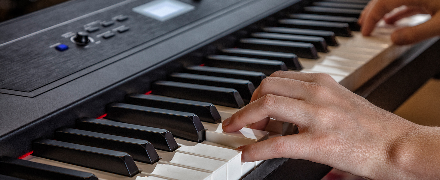 Digital Electric Piano / Keyboard with 88 Weighted Hammer Action Keys