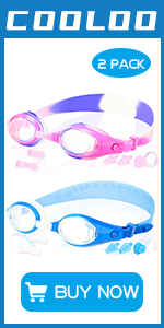 2 Packs Kids Swimming Goggles