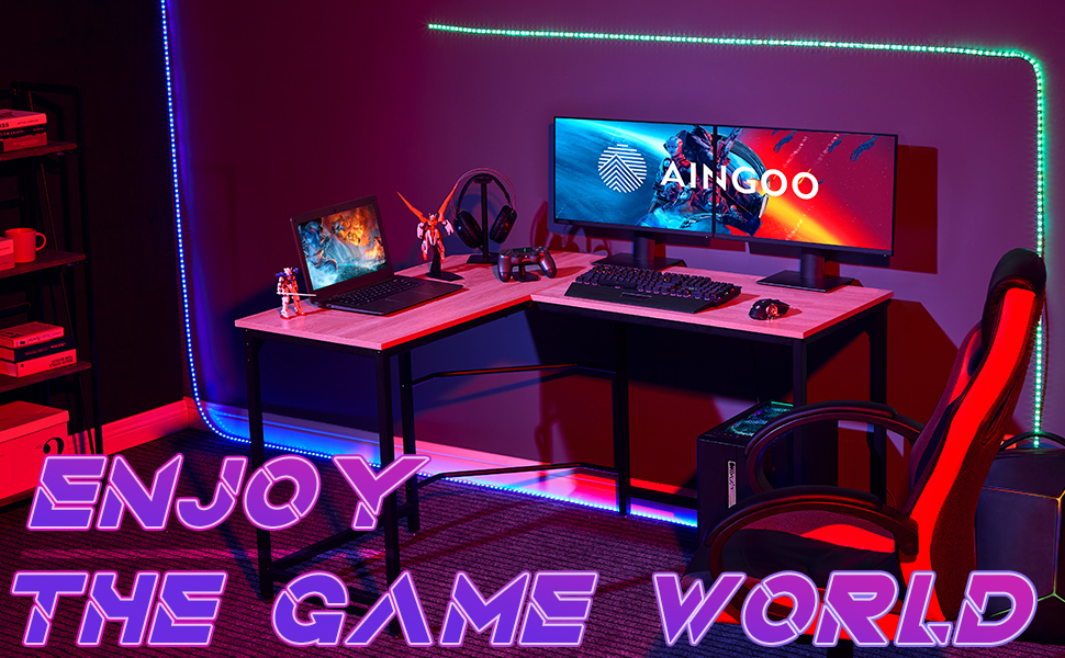 corner desk kapok-oak A+5