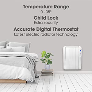 Temp, Lock, Thermostat