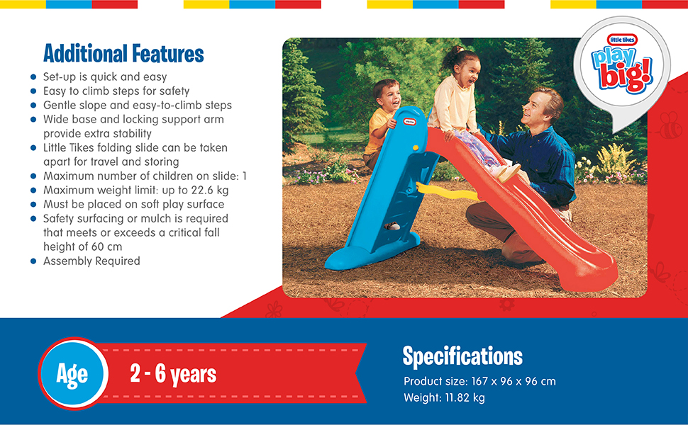 Little Tikes Easy Store Large Slide