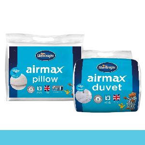silentnight airmax bedding, airmax duvet, airmax mattress topper