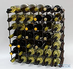 42 dark oak stain wine rack