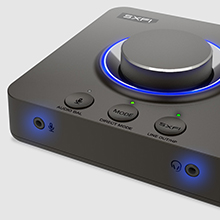 mic-in and headset-in ports on sound blaster x4